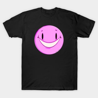 Pink Smiley Face T-Shirt